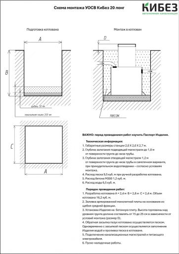 Схема монтажа КиБез 30 Лонг
